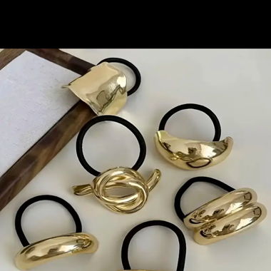 Set di 6 elastici per capelli nuovi