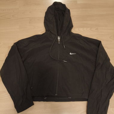 Felpa con cappuccio Nike nera