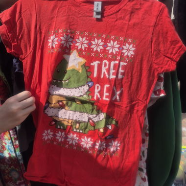 T-shirt rouge de Noël