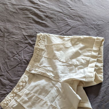 Short blanc VILA en denim