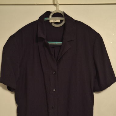Blue Blouse, short sleeves