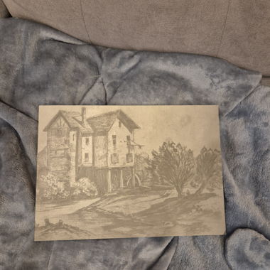 Disegno Paesaggio Casa