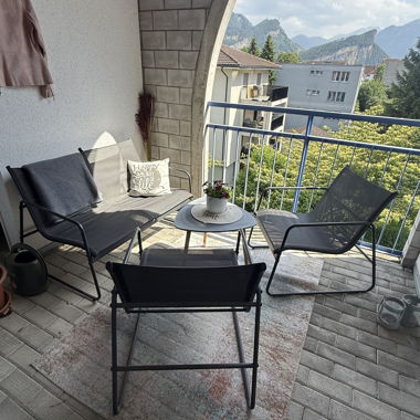 Set di seduta outdoor con tavolo