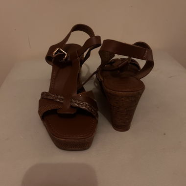 Brown Wedge Sandals