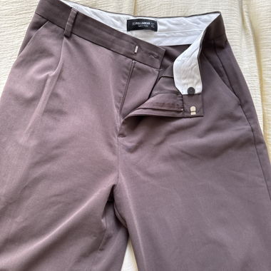Pantalon en tissu Pull&Bear marron