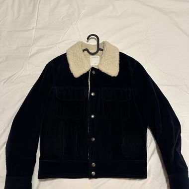 Sandro Shearling and Corduroy jacket 