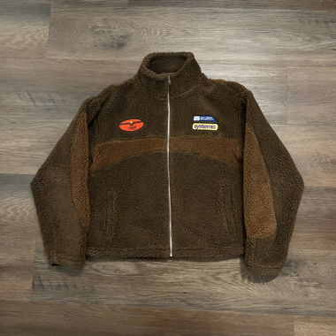 Systemic Teddy Fleece Jacket Tobacco