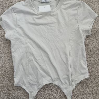 Weisses T-Shirt bershka
