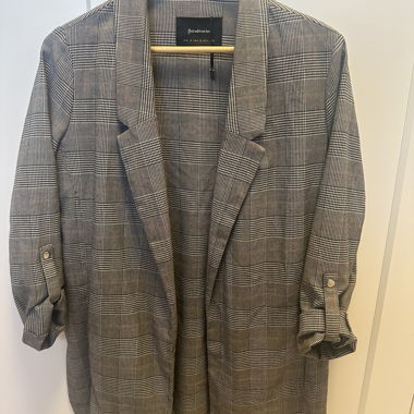 Relaxed Stradivarius Check Blazer