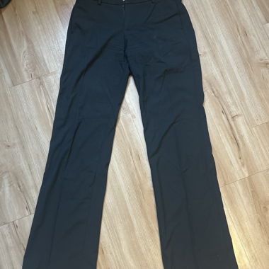 pantalon de costume noir taille basse
