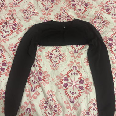 Schwarzer ONLY Bolero-Pullover XS