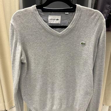 Maglione Lacoste Grigio Taglia M