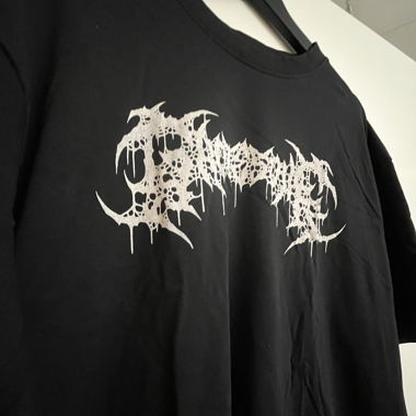 Black graphic T-shirt