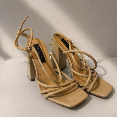 Beige High Heels