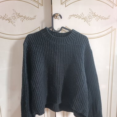 black sweater with turtleneck 