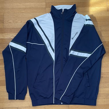Giacca da allenamento vintage Champion navy, Taglia L