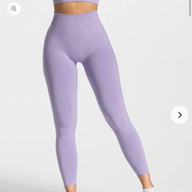 Teveo Statement Scrunch Leggings "Flieder"