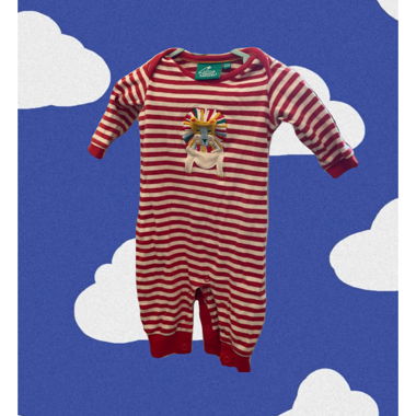 Body bébé rayé en coton biologique