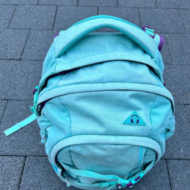 Schulthek Satch Türkis mit Etui