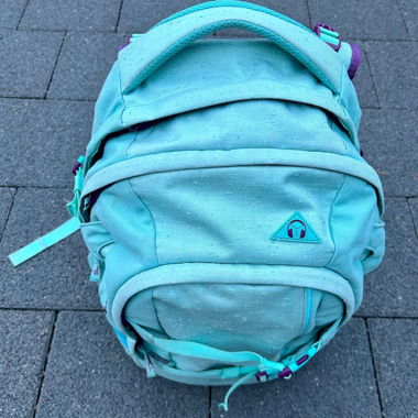 Zaino Scolastico Satch Turchese con Astuccio