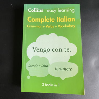 Easy Learning Complete Italian Grammar Verbs&Vocab