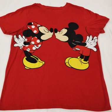 T-shirt rosso Disney Undiz Mickey & Minnie M