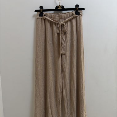Pantaloni fluidi dorati