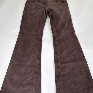 Pantaloni Weekday marroni a gamba larga