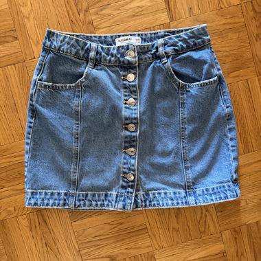 Gonna in denim con bottoni Pull&Bear M