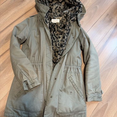 Lined Parka with Hood