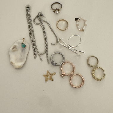 Mixed Rings and Jewellery Set