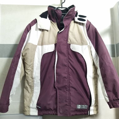 One by one Winter Jacke weiss violett 152/M/38