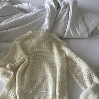 Crochet like pullover