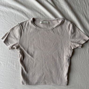 Beiges Cropped Shirt
