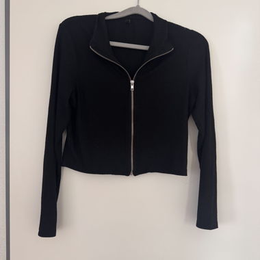 Black Zip Top