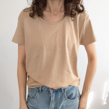 T-shirt BIAGGINI beige XL, cotone