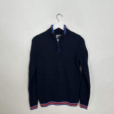 Alpine Ski Resort Half-Zip Sweater