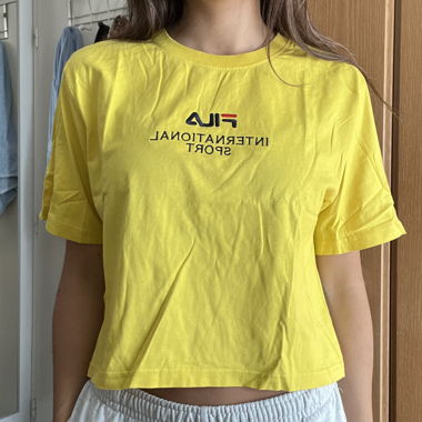 T-shirt Fila giallo