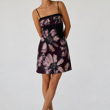 Robe bustier fleurie