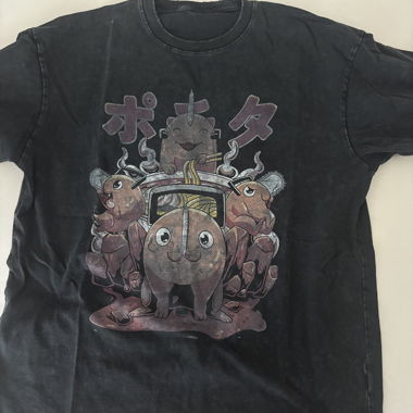T-shirt graphique noir