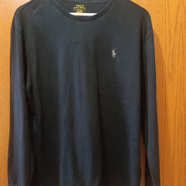 T-shirt a maniche lunghe Ralph Lauren nero
