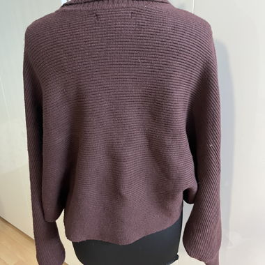 Rollkragenpullover bordeaux