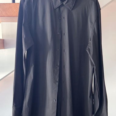 Chemise noire Zara Slim Fit