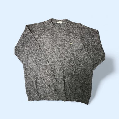 Lacoste grey wool sweater - size L