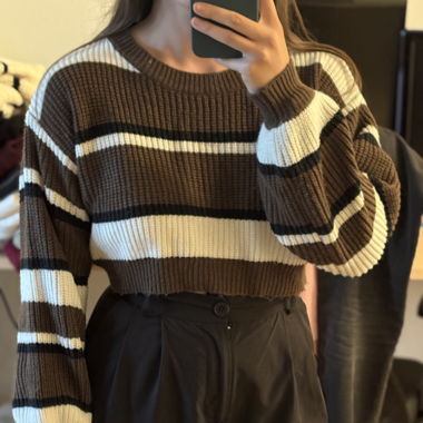 Striped top - Shein - M