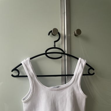 crop top - weiss