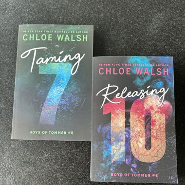Lot de 2 livres Chloe Walsh Taming 6/Releasing 10