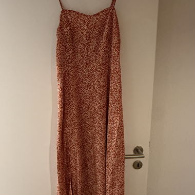 Red Floral Long Dress