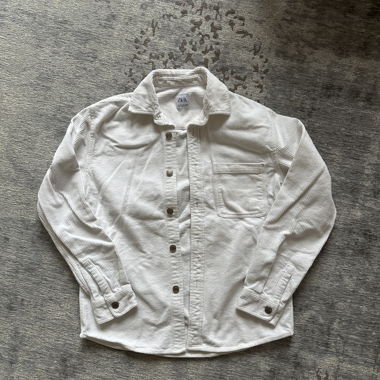 Giacca-camicia bianca S