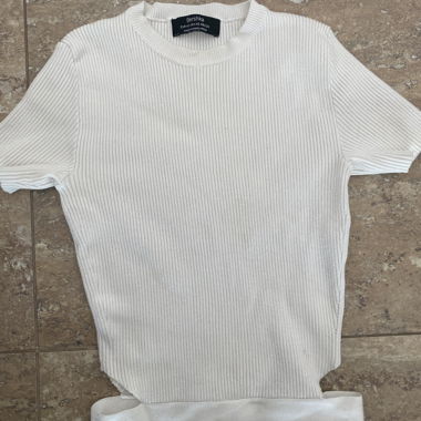 Maglia Bershka bianca